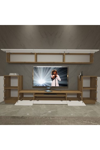 Decoraktiv Trendstyle 9s Mdf Tv Ünitesi Tv Sehpası Pera - Beyaz