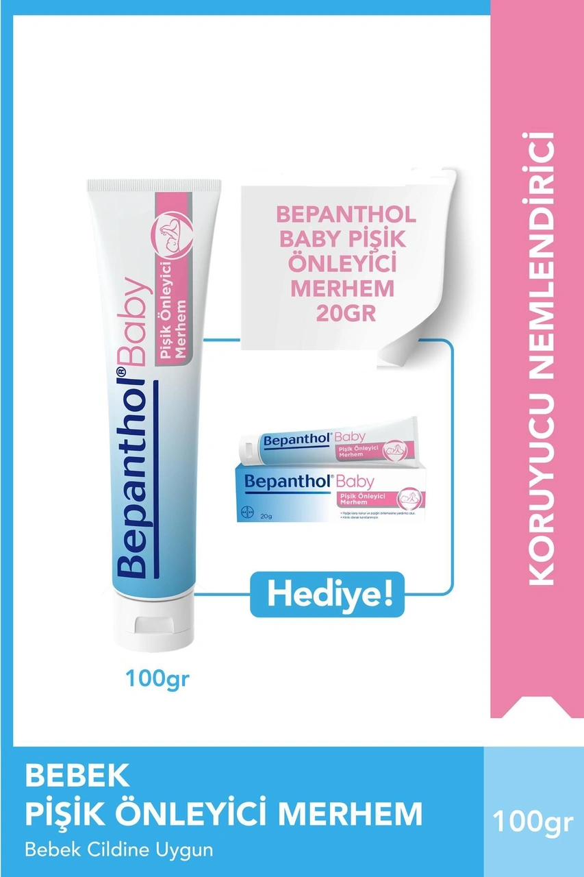 Bepanthol Baby Pişik Önleyici Merhem 100 Gr + 20 Gr Hediyeli