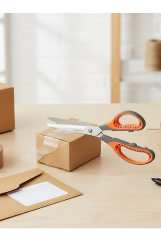 Brons Büro Makası 21 Cm Paslanmaz Çelik