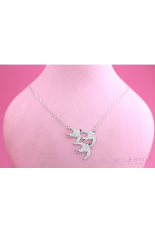 Üçlü Kırlangıç Model Tasarım Kolye