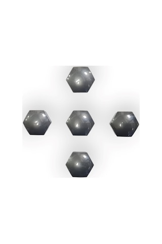 Bmw 1 Serisi E87 2004-2011 Bijon Kapağı Koyu Gri Kapak 5 Adet