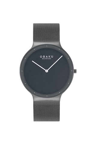 Obaku Denmark V307gxuumu Quartz Hasır Siyah 40 Mm Erkek Kol Saati Siyah