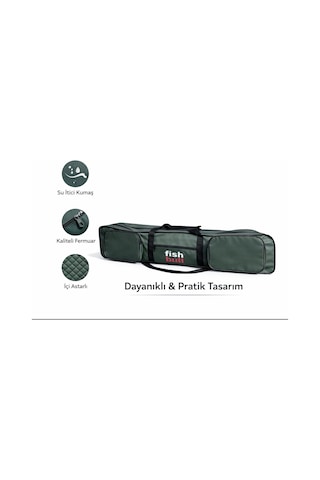 Fish Bull Pro 4 Göz Yeşil Olta Kamış Çantası 33140147