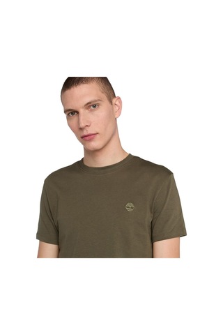 Timberland Dunstan River Crew Erkek Haki Yuvarlak Yaka Tişört Haki