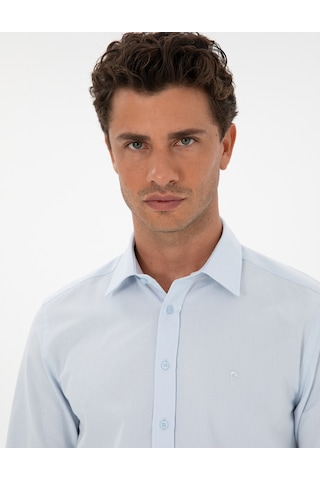 Pierre Cardin Erkek Açık Mavi Gömlek Desenli 50312180-vr003 Açik Mavi