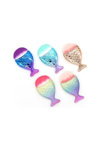 Balık Desenli Nail Art Toz Fırça
