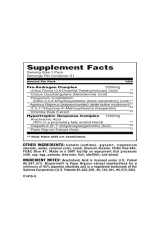 Universal Animal Test Booster Yohimbine 21 Pkt
