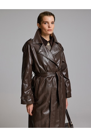 Pierre Cardin Kahverengi Deri Ceket 50329292-vr029