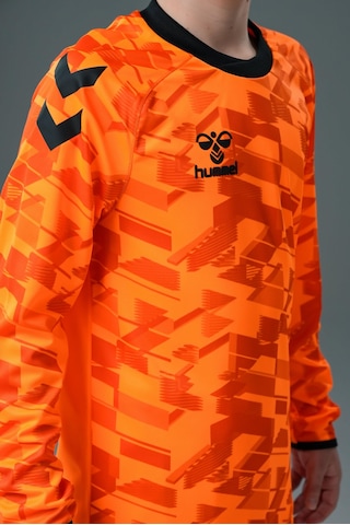 Hummel Line Kaleci Tek Üst Forma Neon Turuncu Çocuk