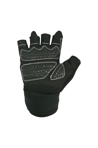 Dragondo W8013 Bilek Bandajlı Body & Ağırlık & Fitness Eldiveni Siyah