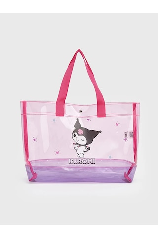 Lc Waikiki Pembe Kuromi Baskılı Kız Çocuk Plaj Çantası