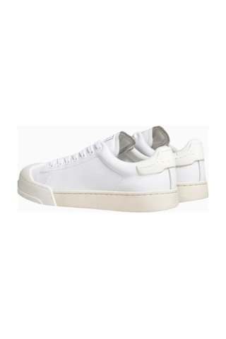 Marni Dada Bumper Deri Kadın Sneakers, Modern Tasarım Ve Italyan Işçiliği Beyaz