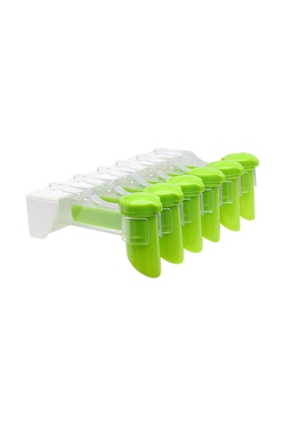 Konesam Duvar Kurulu 6 Lü Açık Renkli Baharat Çantası Depolama Rafı - 3 Farklı Boyutlu Elek Açıkları İle Pratik Baharat Saklama Beyaz