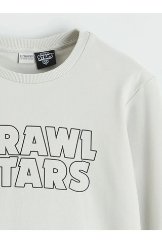 Lc Waikiki Bej Brawl Stars Baskılı Erkek Çocuk Sweatshirt