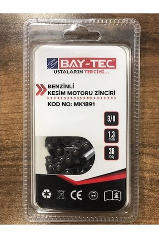 Bay-tec Benzinli Kesim Motoru Zinciri 36 Diş