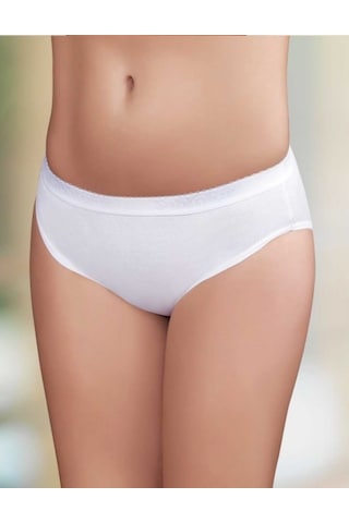 Şahinler 12' Li Ribana Beli Yazılı Külot Mb037