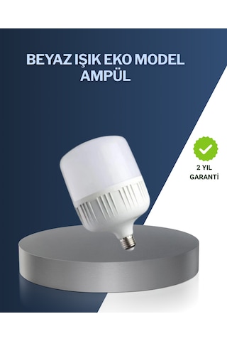Uzun - 797 - Ömürlü Şarjlı Led Ampul 30 Watt - Zero-hls - Güçlü Aydınlatma