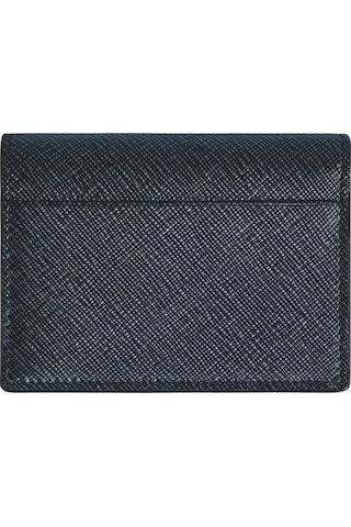 Mont Blanc Montblanc Sartorial Nano Continental Tweed Mavi Cüzdan 220380