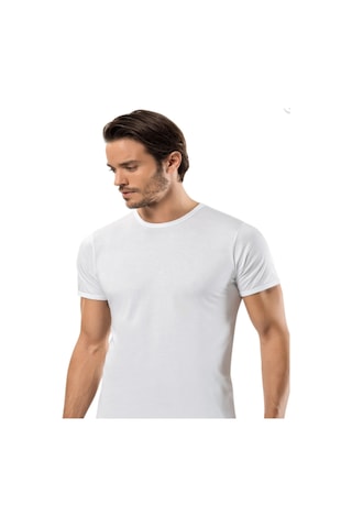 Fily İç Giyim Erdem Gold Modal 0 Yaka T-shirt Beyaz