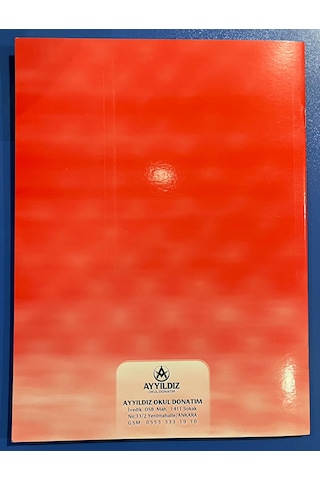 Ayyıldız Kurs Defteri 10 Adet