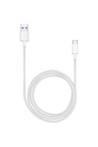 Xiyyadms 2m Beyaz Tpe Type-c Şarj Kablosu - 5a Hızlı Şarj, Dayanıklı Kapak, Akıllı Chip, Esnek Büküm Özelliği