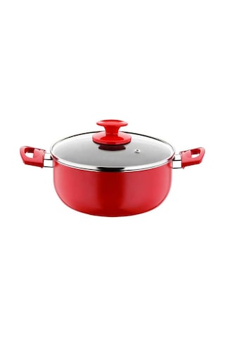 Papilla Redio 28 CM Tencere. Kırmızı