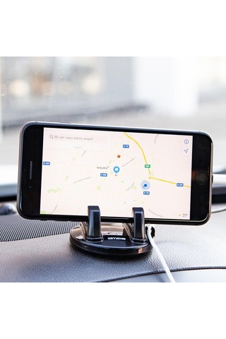 Simex 360° Dönebilen Masaüstü Telefon Tutucu JO-AT210 Owl Siyah