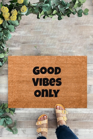 Good Vibes Only, Yazılı Paspas, İç Ve Dış Kapı Önü Paspası