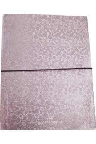 Faber-Castell Lastikli Dosya Desenli A4 Metalik Mor