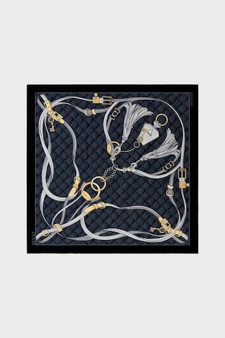 Guess Desenli 90x90 Eşarp Aw5535pol03 Kadın Eşarp Aw5535 Pol03 Blo Siyah