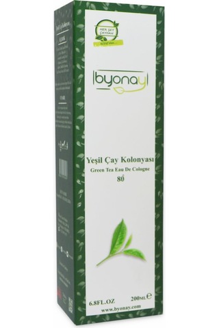 Byonay 80 Derece Yeşil Çay Kolonyası Pet Şişe 200 ML x 3