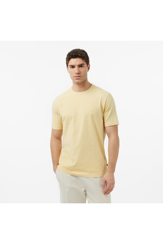 Nautica Erkek Sarı Regular Fit T-shirt Düz V65361t Sarı