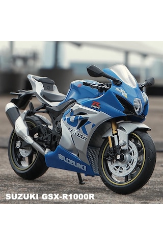 Motorsiklet 1:18 2021 Suzuki Gsx-r1000 R Statik Döküm