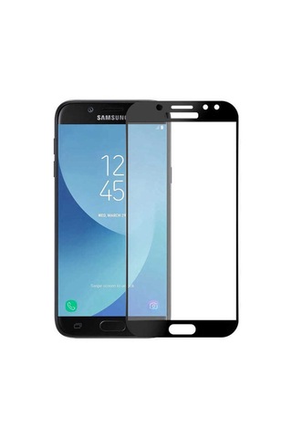 Galaxy Uyumlu J7 Prime Davin 5d Cam Ekran Koruyucu Siyah Senalstore