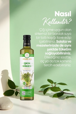 Işkın Sirkesi Doğal Fermantasyon Rheum Ribes Vinegar 500 ML