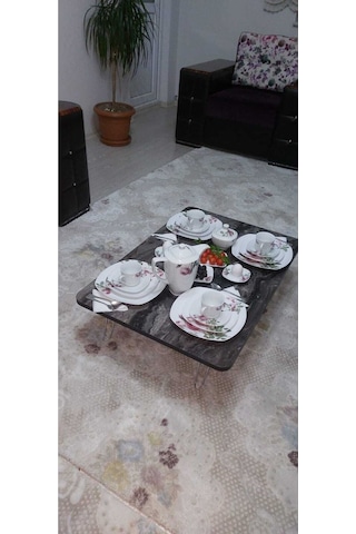 Dikdörtgen Yer Sofrası 60 110 Ahşap