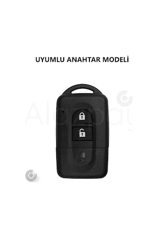 Nissan Juke Qashqai X-trail Micra Navara Silikon Anahtar Kılıfı Siyah