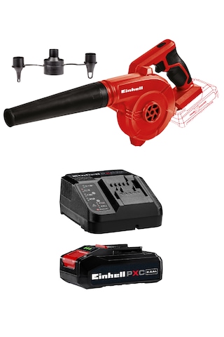 Einhell TE-CB 18/180 Li, Akülü Üfleme Seti (2,5 Ah Akü ve Şarj Cihazı Dahildir)