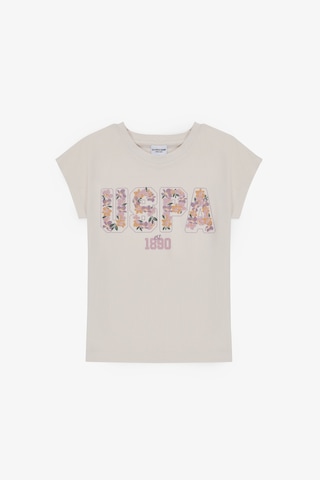 U.S. Polo Assn. U.s. Polo Assn. Kız Çocuk Ekru Pijama Takım 50326438-vr019 Ecru