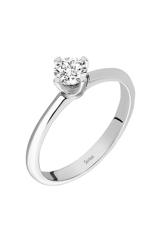 Sirius F Renk 0,33 Karat Pırlanta Tektaş Yüzük 0823R0154