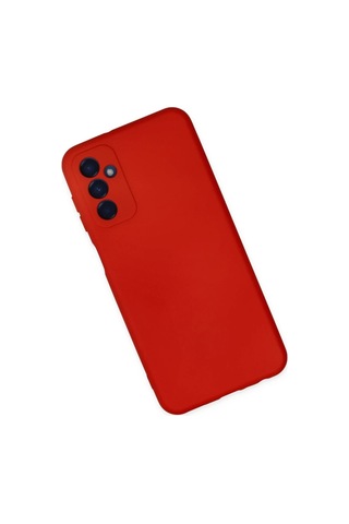 Ventra Samsung Uyumlu Galaxy M23 Kılıf Nano İçi Kadife Silikon - Kırmızı Ventra