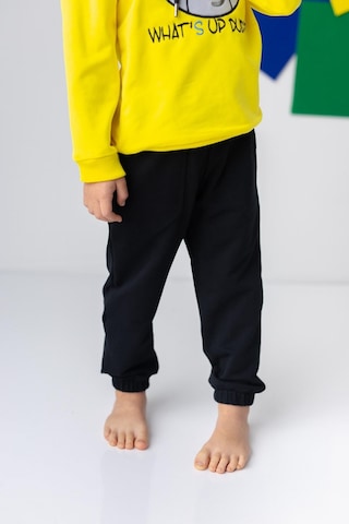 Zeyland Unisex Çocuk Lastikli Düz Jogger Eşofman Altı-sıyah Siyah