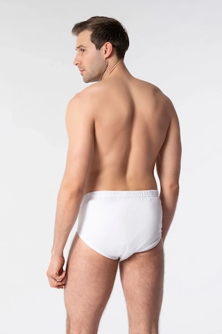 Tutku Erkek Beyaz Kom Slip Külot 6'lı Paket %100 Pamuk Ter0109 Beyaz