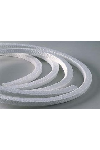 Yumuşak Salmastra 8x8 1 Metre Ptfe Saf Teflon Beyaz