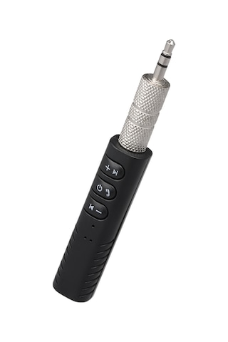 Yunboo Kablosuz Bluetooth 4.1 Müzik Alıcısı - Araç Ve Ev Ses Sistemleri İçin Aux Bağlantılı Mikrofonlu Çift Cihaz Bağlantılı