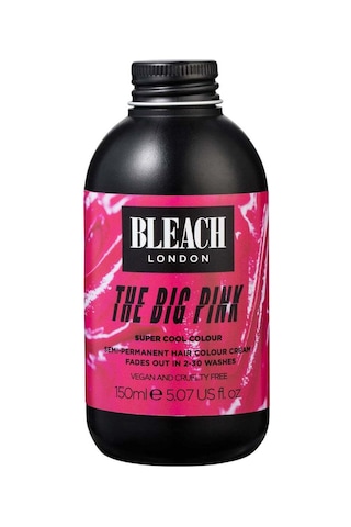 Bleach London The Big Pink Super Cool Colour 150 Ml Vegan Geçici Pembe Saç Rengi