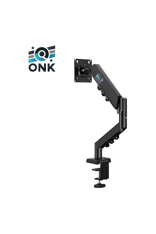 Onk 17-27'' Amortisörlü Hareketli Masa Üstü Tekli Monitör Standı