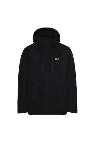 Jack Wolfskin Jasper Pro 3ın1 Jkt M Erkek Outdoor Montu 3'ü 1 Arada A66293-6000 Siyah