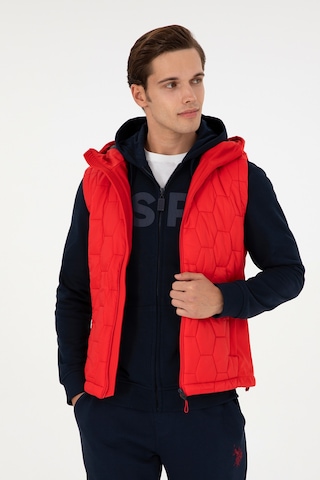 U.s. Polo Assn. Erkek Kırmızı Yelek Dokuma 50291292-vr030 Kırmızı