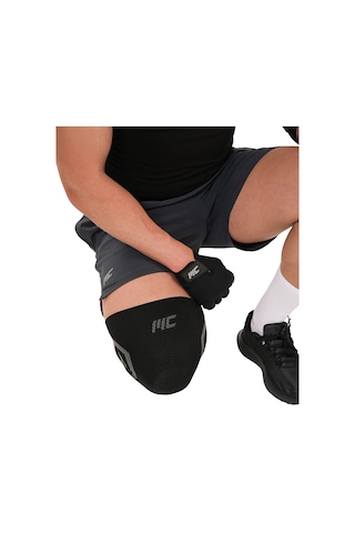 Musclecloth Elastik Spor Dizlik Tekli Paket Siyah Siyah